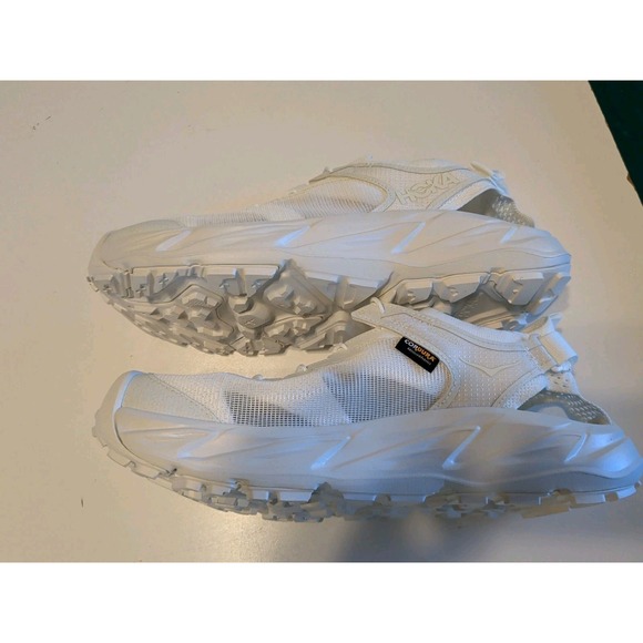 Hoka One One Hopara 2 Men Sandals White RAWW 1147650 Size 12 - Picture 3 of 5
